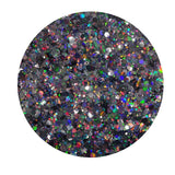 Glitter Holográfico Negro Para Artesanías y Manualidades - Moldesypigmentos.cl