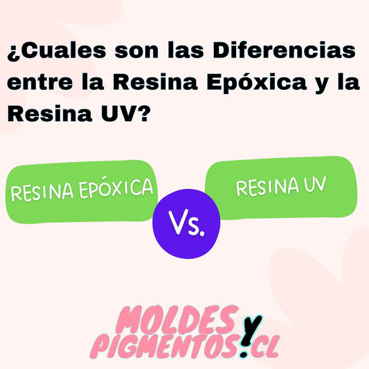 Te comentamos cuales son las diferencias entre la resina Epóxica y la Resina UV - Moldesypigmentos.cl