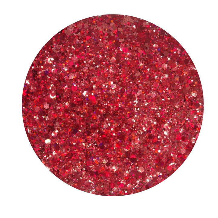 Glitter Holográfico Rojo Para Artesanías y Manualidades - Moldesypigmentos.cl