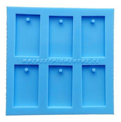 Molde Set 6 Placas Rectangulares 5cm - Moldesypigmentos.cl