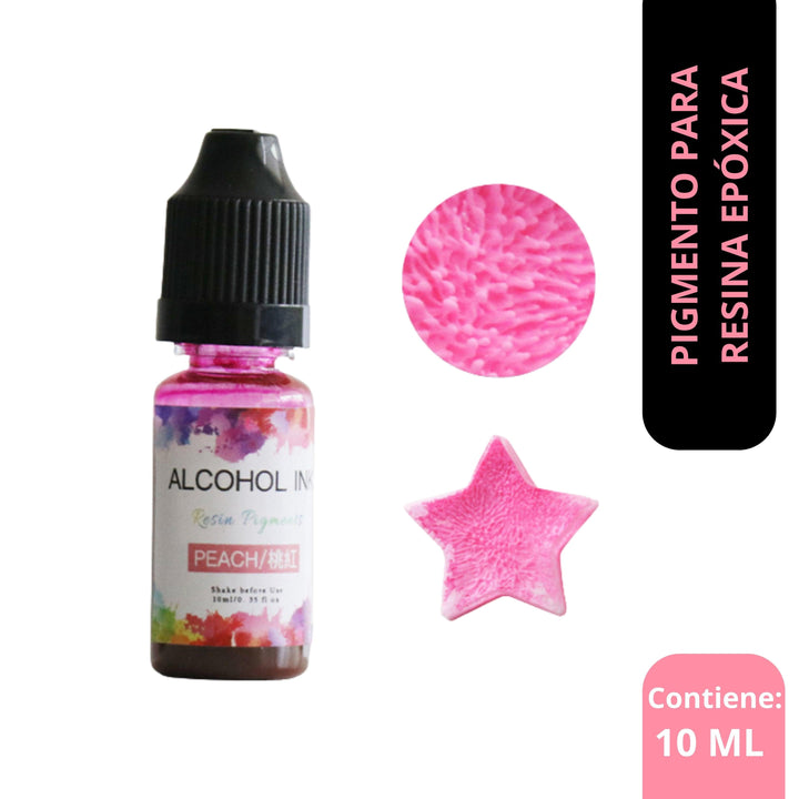 Pigmento Alcohol 3D Color Durazno - Moldesypigmentos.cl