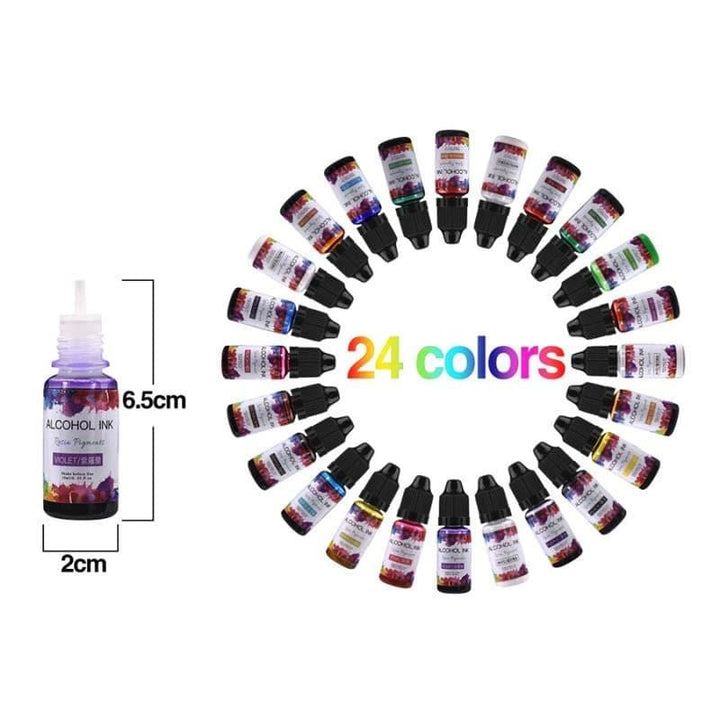 Pigmento Alcohol 3D Color Azul Zafiro - Moldesypigmentos.cl