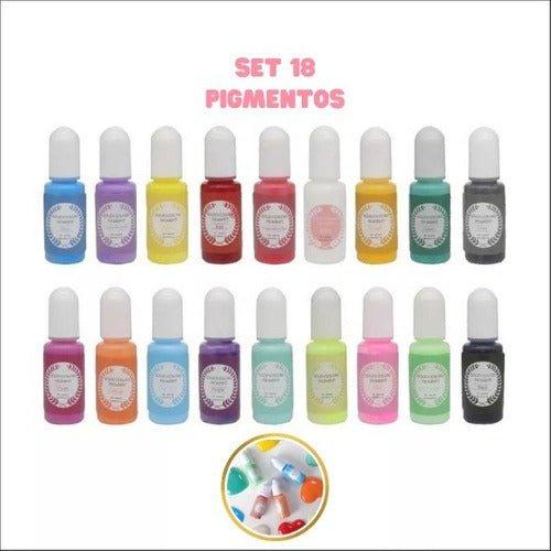 Pigmento Azul Pastel Para Resina Epóxica 10ml - Moldesypigmentos.cl