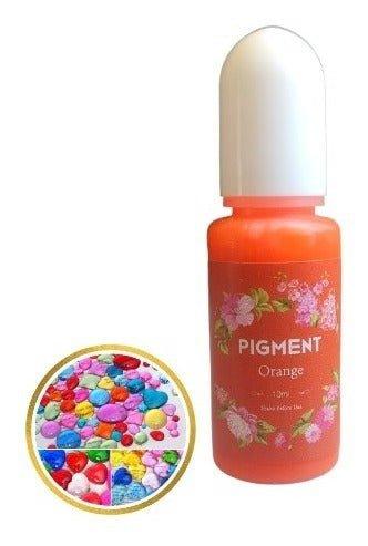 Pigmento Concentrado Para Resina Epóxica Color Naranja 10ml - Moldesypigmentos.cl