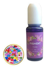 Pigmento Concentrado Para Resina Epóxica Color Violeta 10ml - Moldesypigmentos.cl