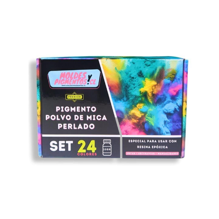 Pigmento Polvo de Mica Perlado Color Rojo Púrpura Para Resina Epóxica - Moldesypigmentos.cl